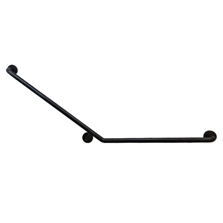 Classic Care SS304 800X700 140 Degrees Left Hand (Concealed Fixing) Matte Black (NRCR03lMB)